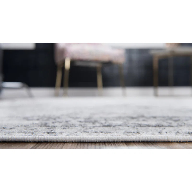 Brandt Floral Gray Area Rug | Wayfair North America