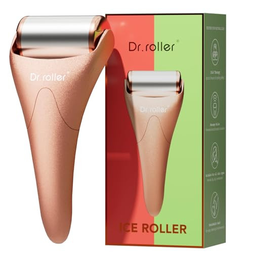 Dr.roller Ice Roller, Ice Roller for Face Freeze Massager, Ice Face Roller, Face Ice Roller Skin Care Tool for Reduce Pain Relief and Minor Injury, Relieve Puffiness (Stainless Steel) | Amazon (US)