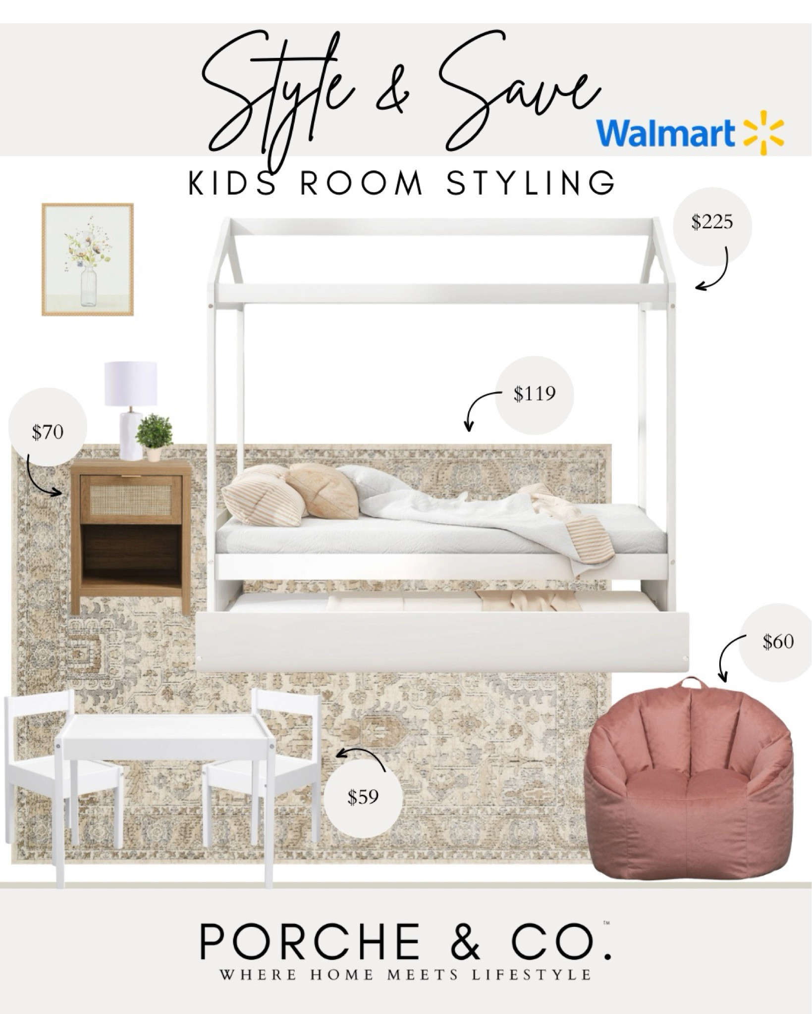 Style and save, Walmart girls room, kids room styling, girls room decor, Walmart decor
#moodboard #visionboard #porcheandco

#LTKstyletip #LTKkids #LTKhome