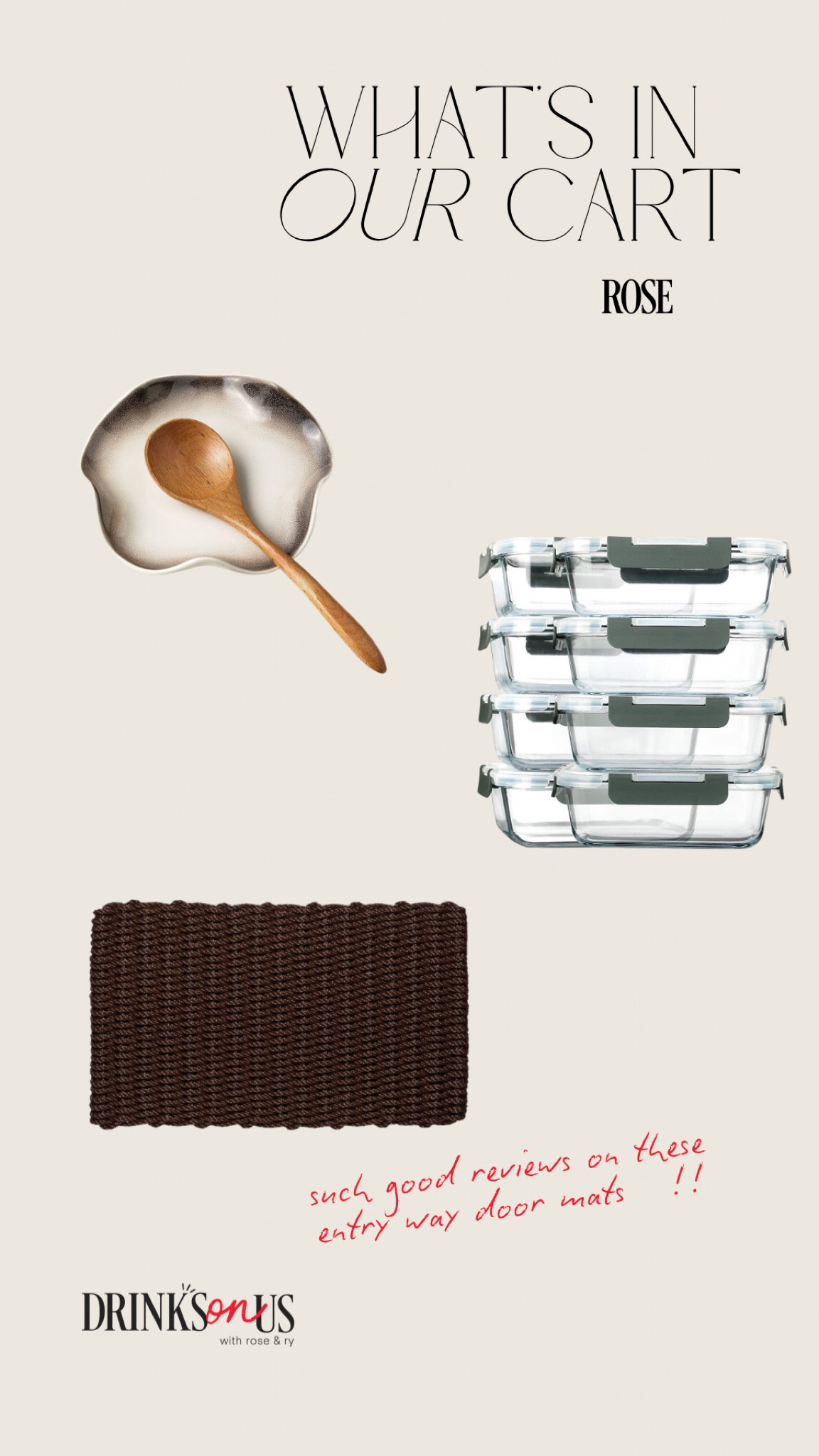 Products mentioned in S02: Episode 4 of Drinks On Us, “Whats In Your Cart?” segment!! 

#LTKFitness #LTKHome #LTKFindsUnder50