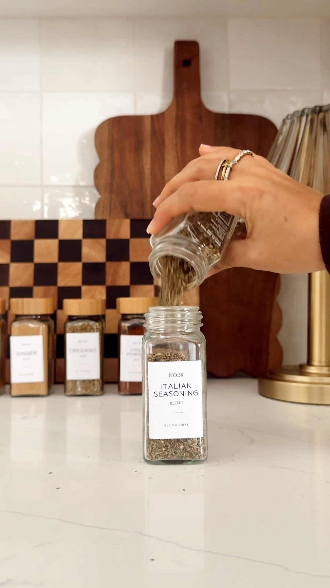 Have been wanting to organize our spices for SO long, January was the perfect time!! These spice jars are under $30 and come with an assortment of labels to choose from, making it so easy! 

#LTKHome #LTKFindsUnder50 #LTKSeasonal