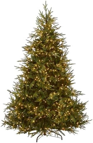 National Tree Company 7.5 ft Pre-Lit Fraser Grande Artificial Christmas Tree, 1,000 Clear Lights,... | Amazon (US)