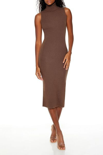 Turtleneck Midi Sweater Dress | Forever 21