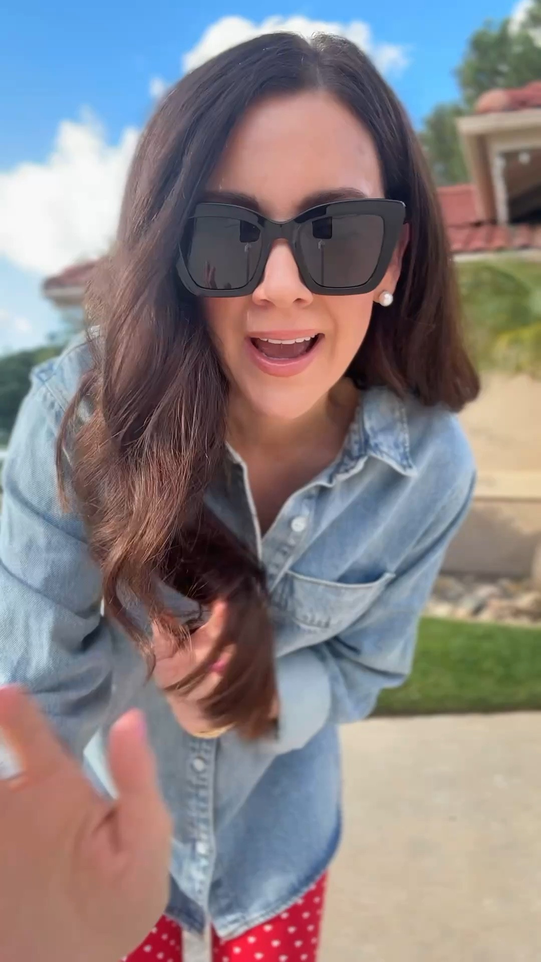 Heart leggings 30% off
Wearing a medium, find them to run a little small-fyi
Small denim button up


#LTKfitnessgoals #LTKSaleAlert #LTKFindsUnder50