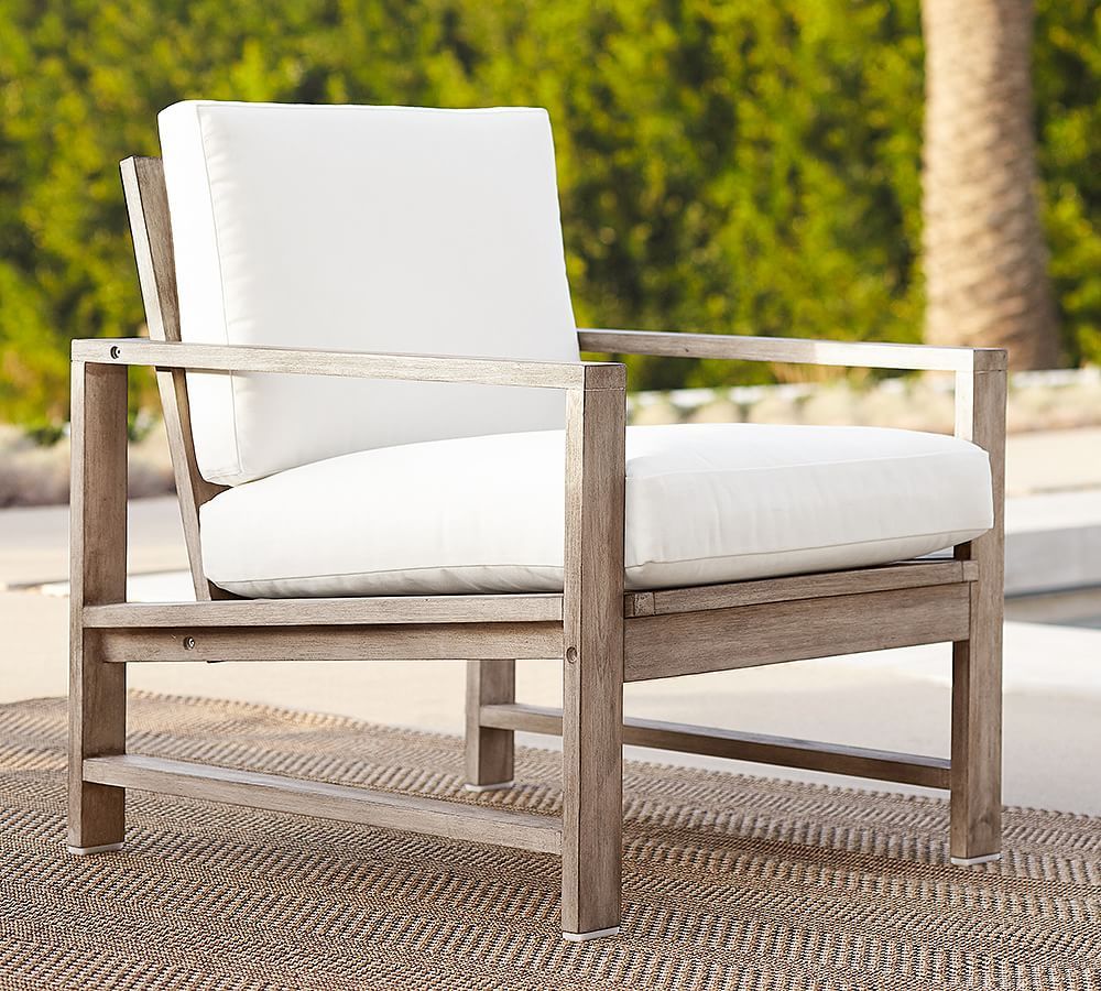 Indio Eucalyptus Outdoor Lounge Chair | Pottery Barn (US)