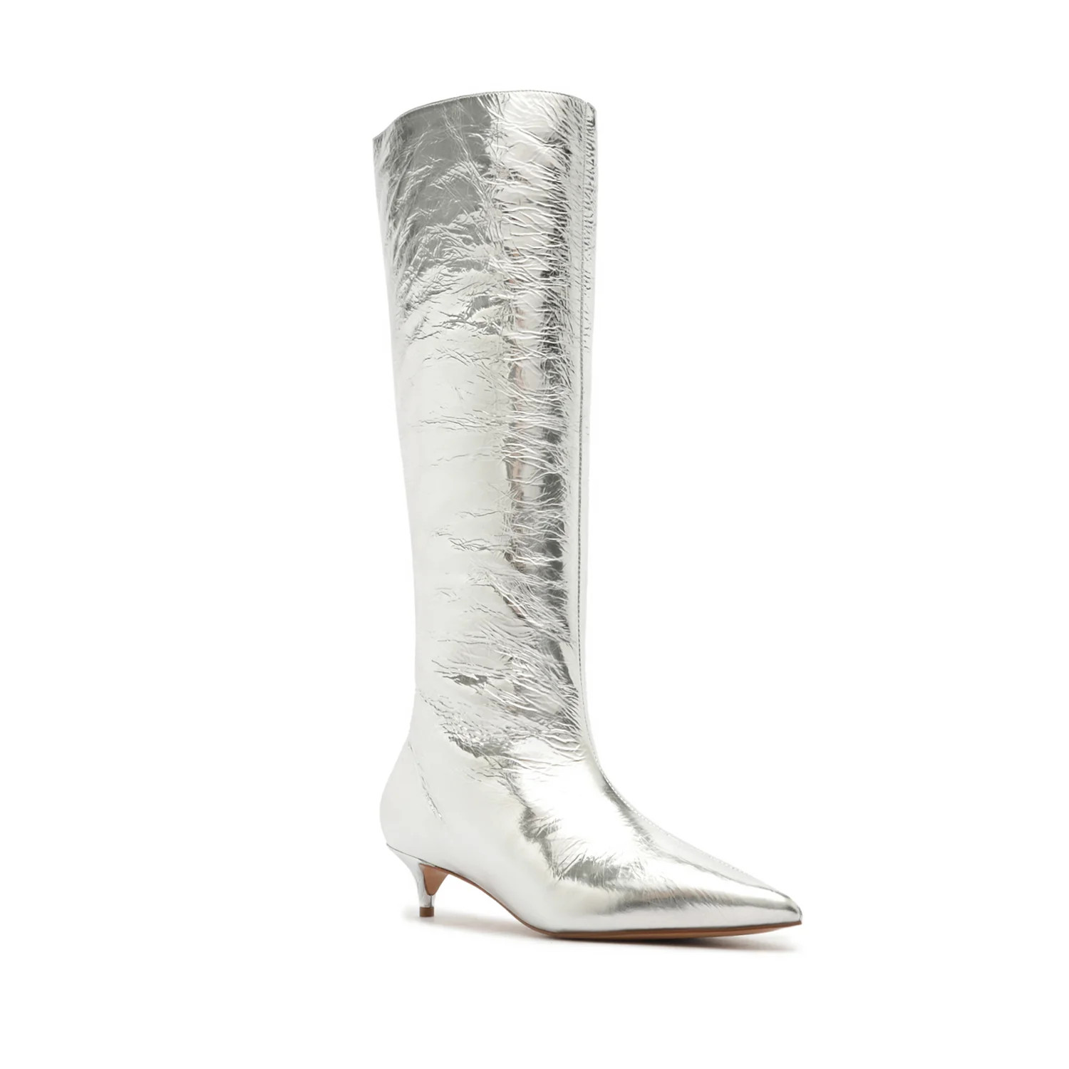 Gail Up Smashed Metallic Leather Boot | Schutz Shoes (US)