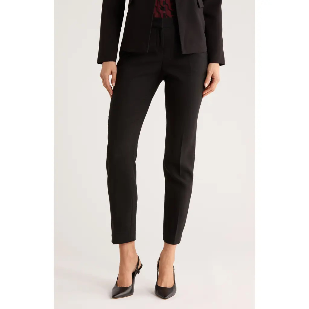 T Tahari Slim Leg Ankle Pants in Black at Nordstrom Rack, Size 2 | Nordstrom Rack