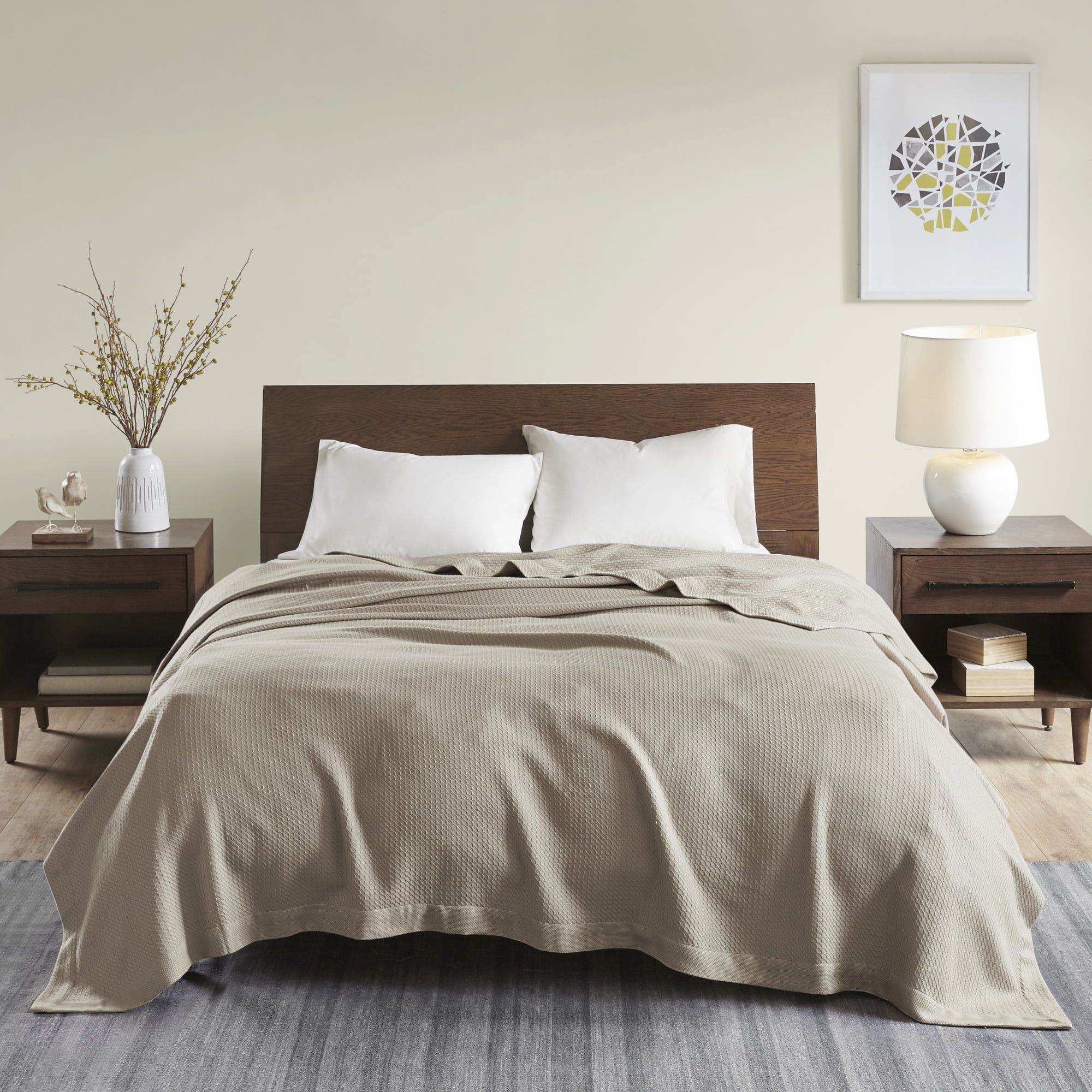 Home Essence Egyptian Cotton Solid Bedding Blanket | Walmart (US)