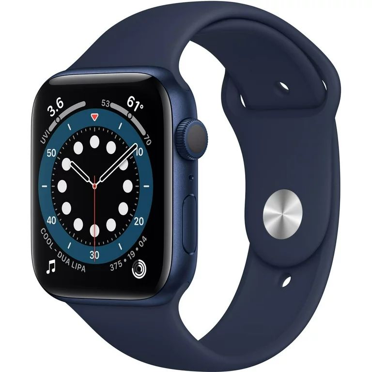 Apple Watch Series 6&nbsp;(GPS) 44mm Aluminum Case, Blue (Used) | Walmart (US)