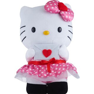 Hello Kitty Heart Dress Valentine's Greeter Plush, 16.5 in | CVS Health