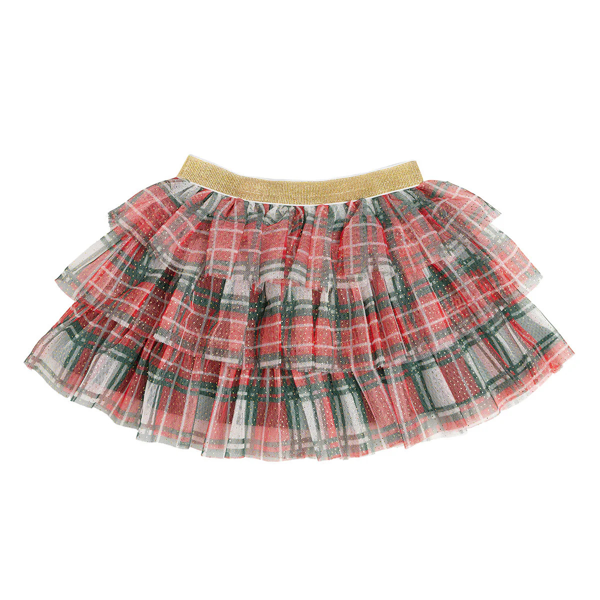 Christmas Plaid Tiered Tutu | Sweet Wink
