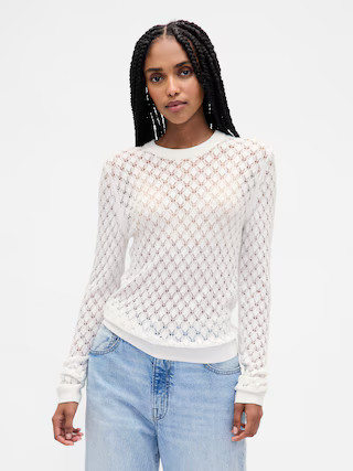 Pointelle Sweater | Gap (US)