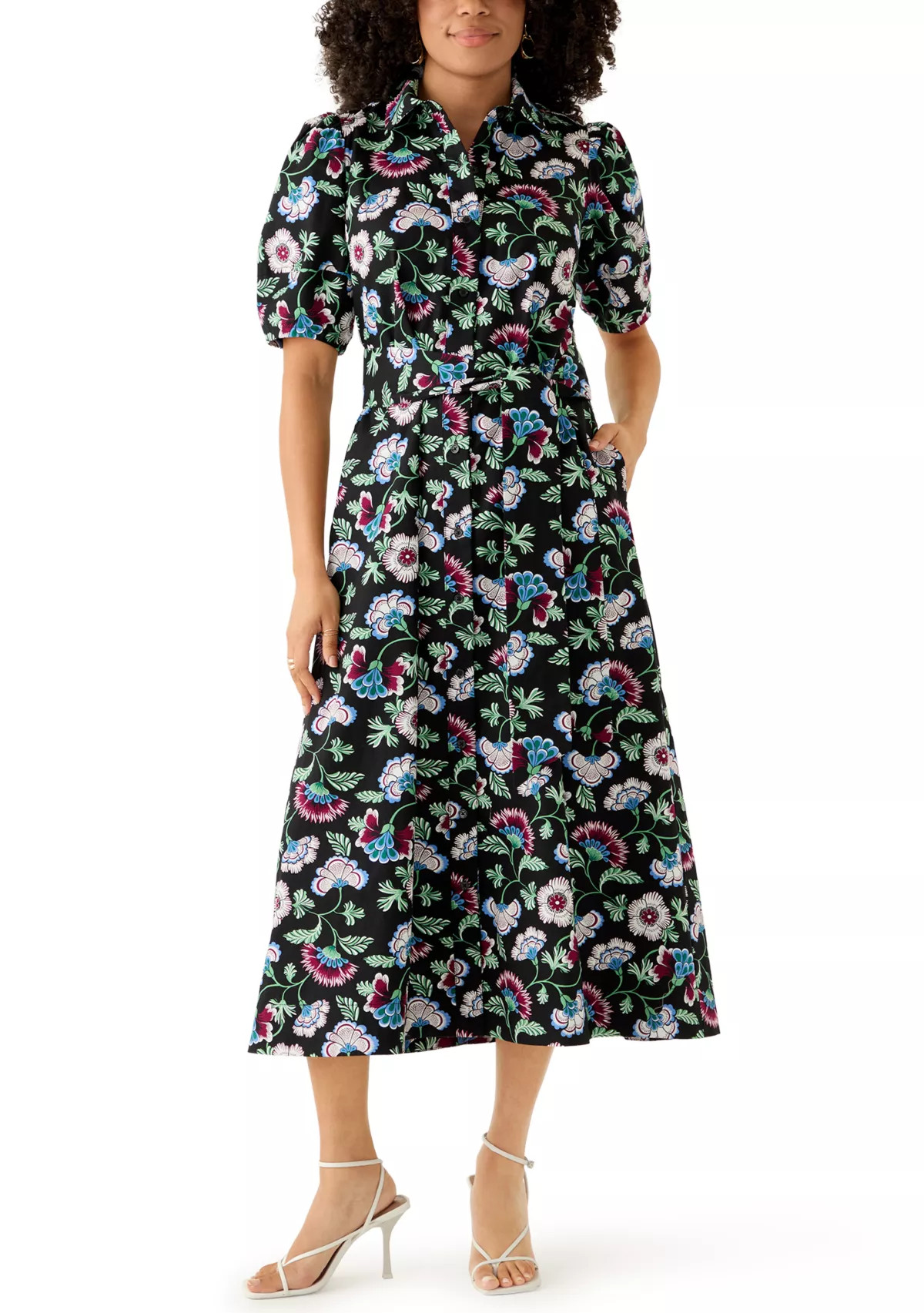 Crown & Ivy™Women's Elbow Sleeve Maxi Dress | Belk