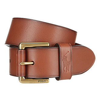 Dress Leather Logo Belt | Arnotts