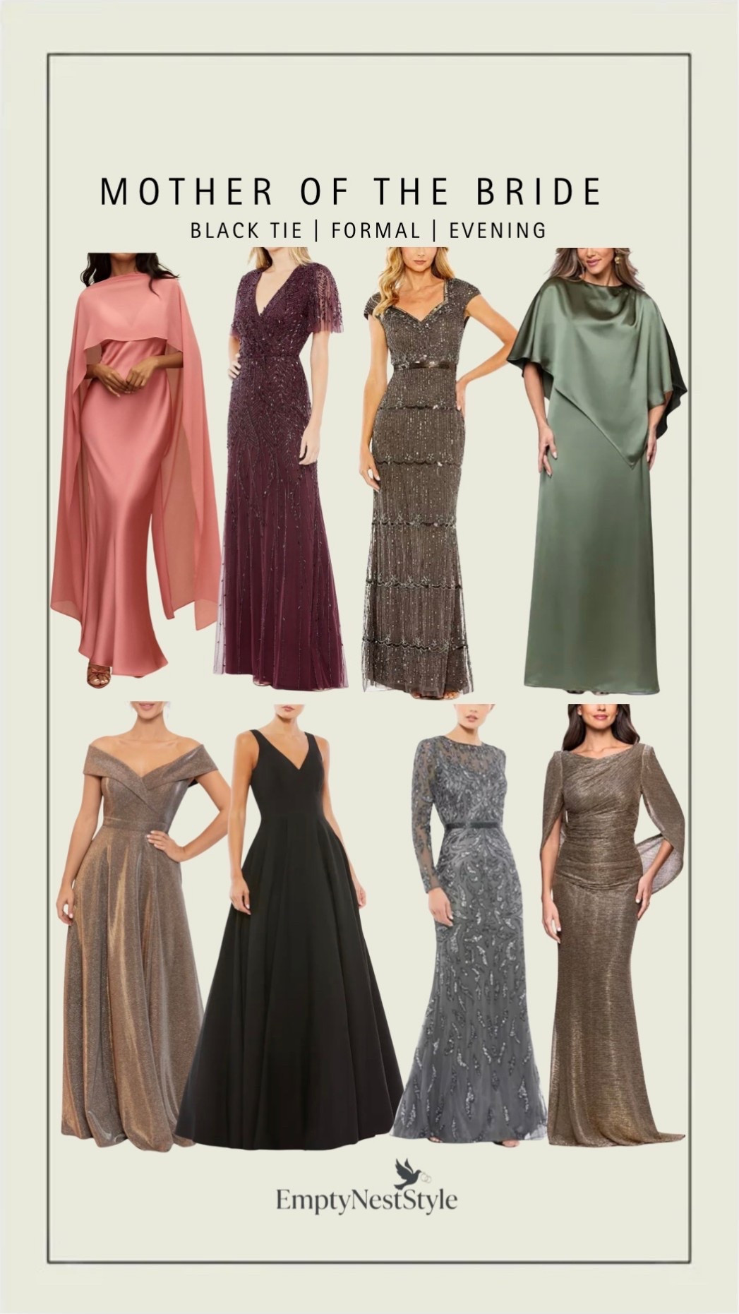 🕊️ Mother of the Bride Wedding Guest Dresses

This is your moment to stand by your daughter’s side feeling just as radiant and confident as you want her to be.

Choosing a gown that honors your style ensures you feel beautiful and supported, reflecting the pride you 
feel in this milestone that celebrates your journey as a mother.

I’ve linked up all of these exact dresses below, plus I’m including some lower-priced options in case you’re looking for that.

Save this for your upcoming wedding planning and share it with the Mother of the Groom so you can coordinate your visions for the big day. 💌

Wedding Guest Dress | Fashion over 50 | Mother of the Bride | Mother of the Groom | Black Tie | Formal 
Gown | Summer Wedding | Dresses to Hide Belly | Special Occasion | Wedding Guest Dress with Sleeves

#LTKWedding #LTKSeasonal #LTKSaleAlert