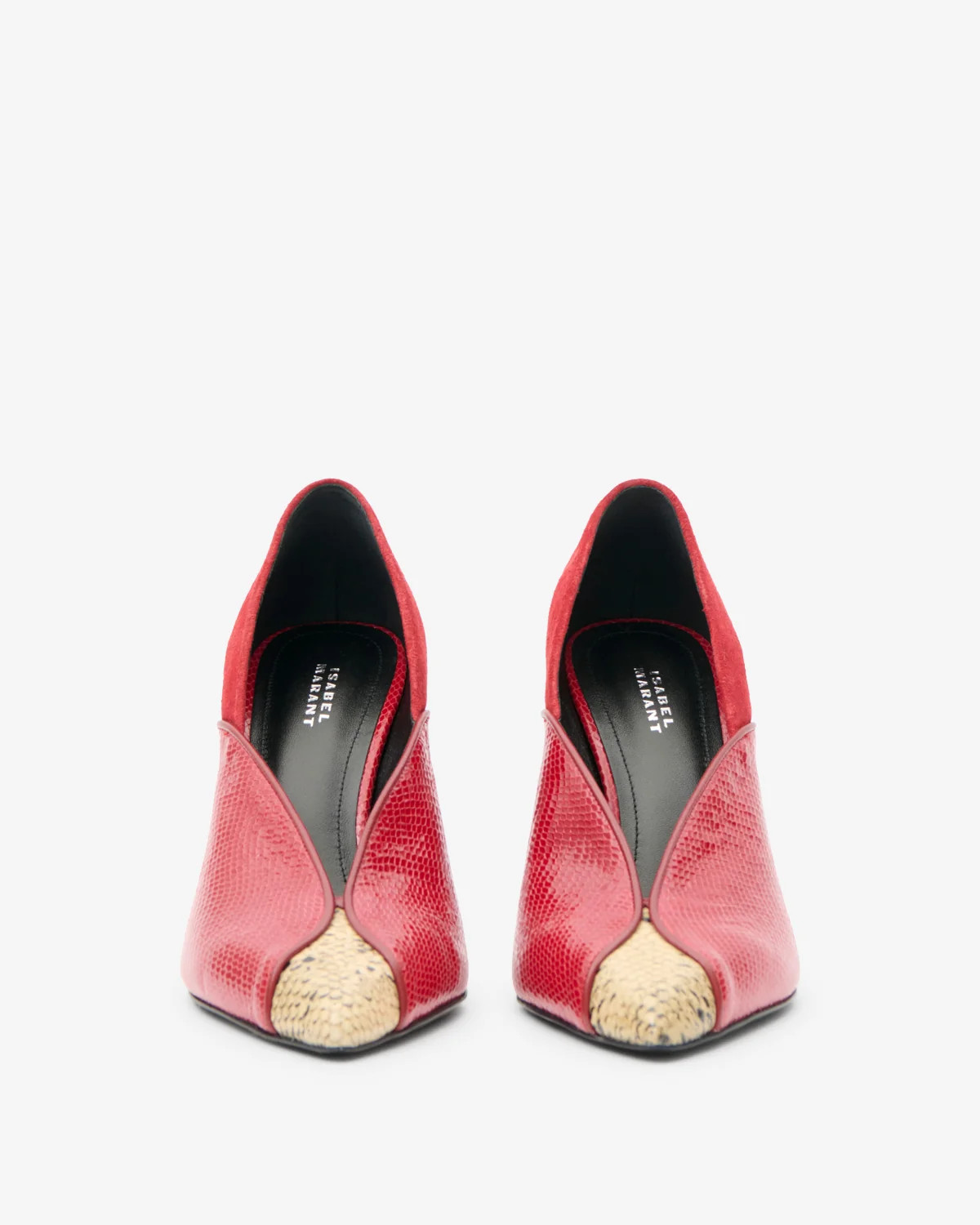 Escarpins Luza - Femme - Rouge Scarlet / Sahara - Taille37 - Isabel Marant | Isabel Marant