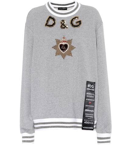 Embellished metallic sweater | Mytheresa (INTL)