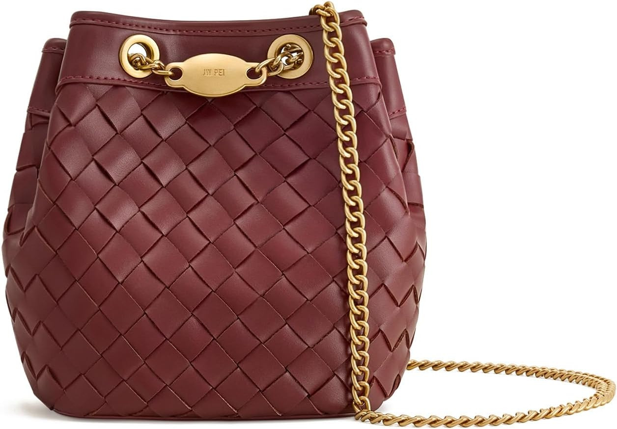 JW PEI Women's Yara Hand-Woven Bucket Bag | Amazon (US)