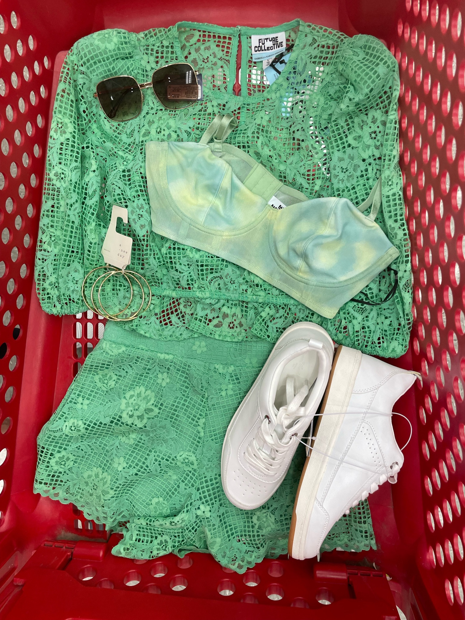 The prettiest new lace set for this OOTD Target style would be so cute for Easter with either heels or sneakers 

#LTKsalealert #LTKshoecrush #LTKSeasonal