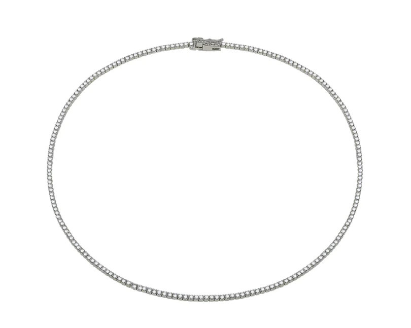 THE THIN TENNIS NECKLACE | The M Jewelers
