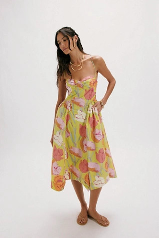 Cherish Printed Midi Dress | Free People (Global - UK&FR Excluded)