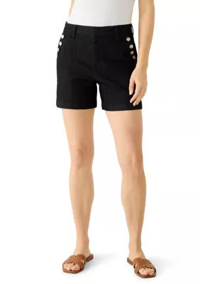 Crown & Ivy Women's Sailor Shorts, 14 | Belk