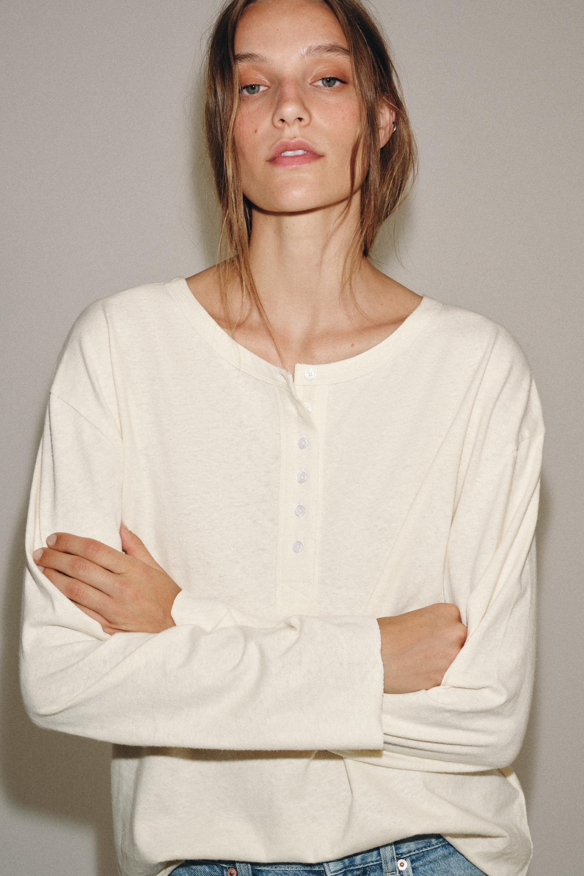 RUSTIC HENLEY T-SHIRT | Zara UK