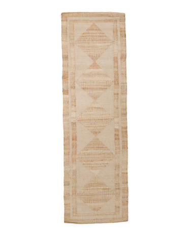 2x8 Diamond Pattern Natural Fiber Area Rug | TJ Maxx
