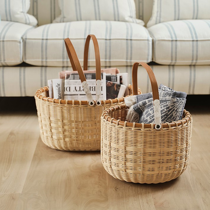 Hill House x Williams Sonoma Home Basket | Williams-Sonoma