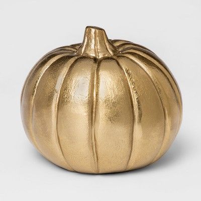Decorative Pumpkin Figurine Small - Gold - Threshold™ | Target