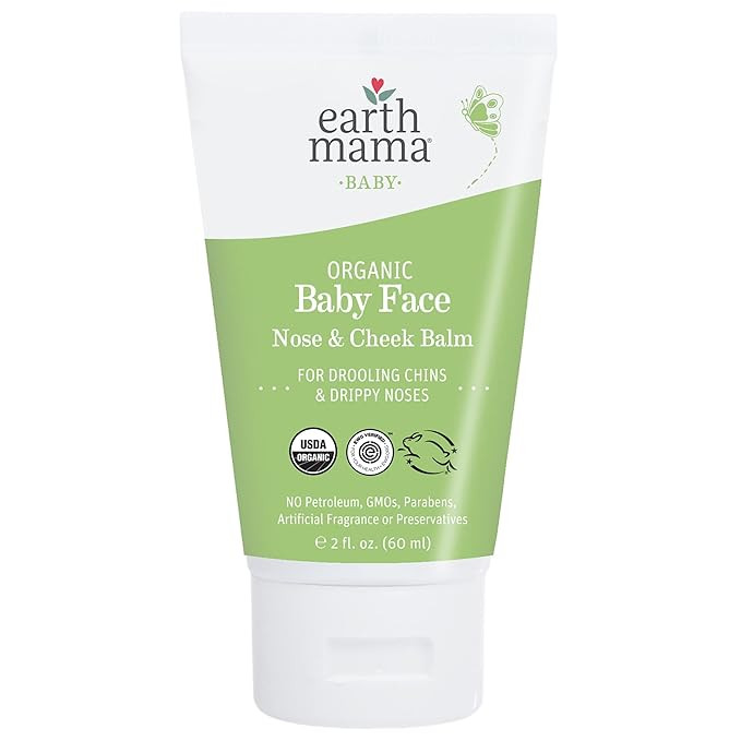 Earth Mama Organic Baby Face Nose & Cheek Balm | Moisturizer with Calendula Oil for Dry Skin Care... | Amazon (US)