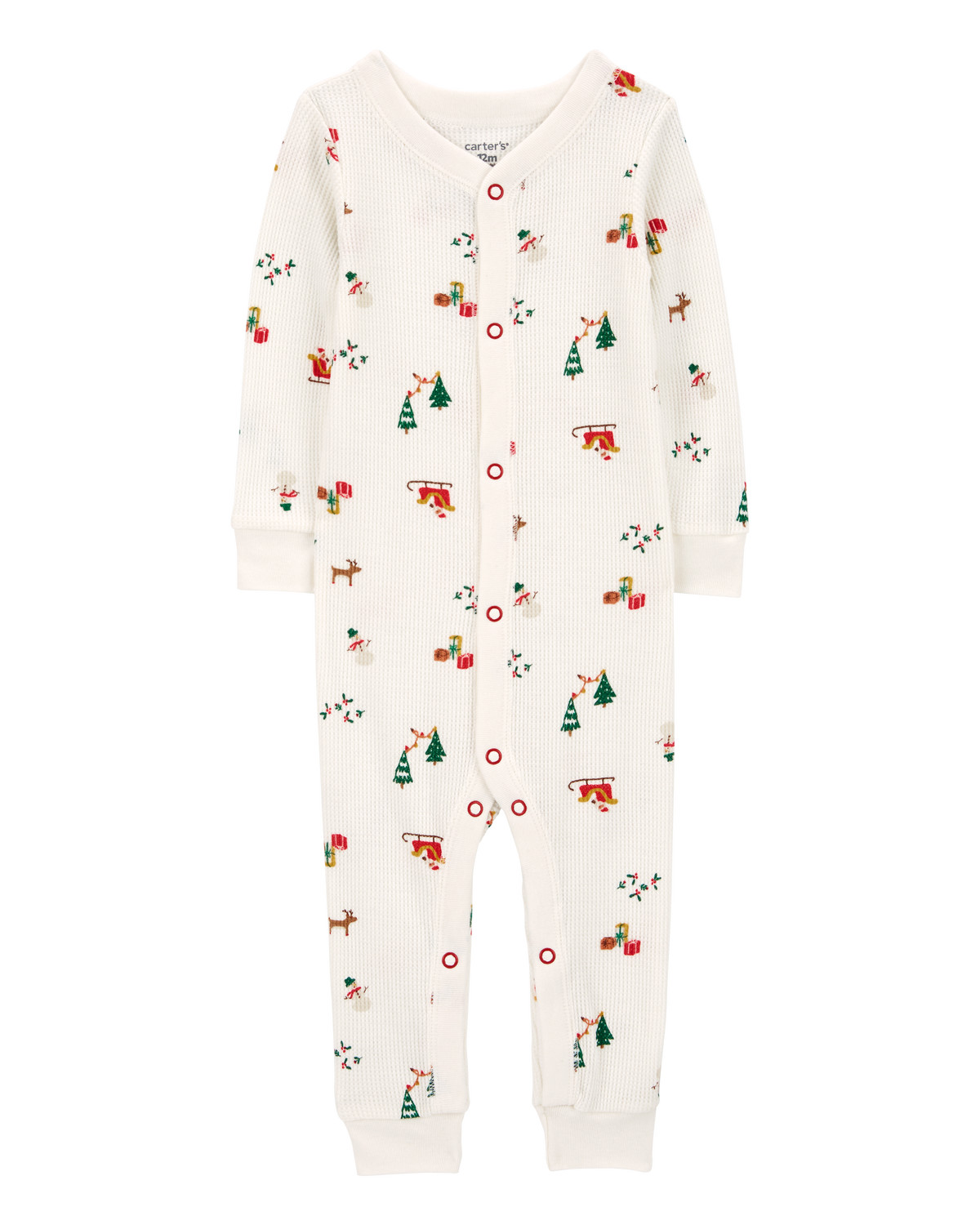 Baby 1-Piece Christmas Thermal Footless Pajamas - Carter's | Carter's | Carter's Inc