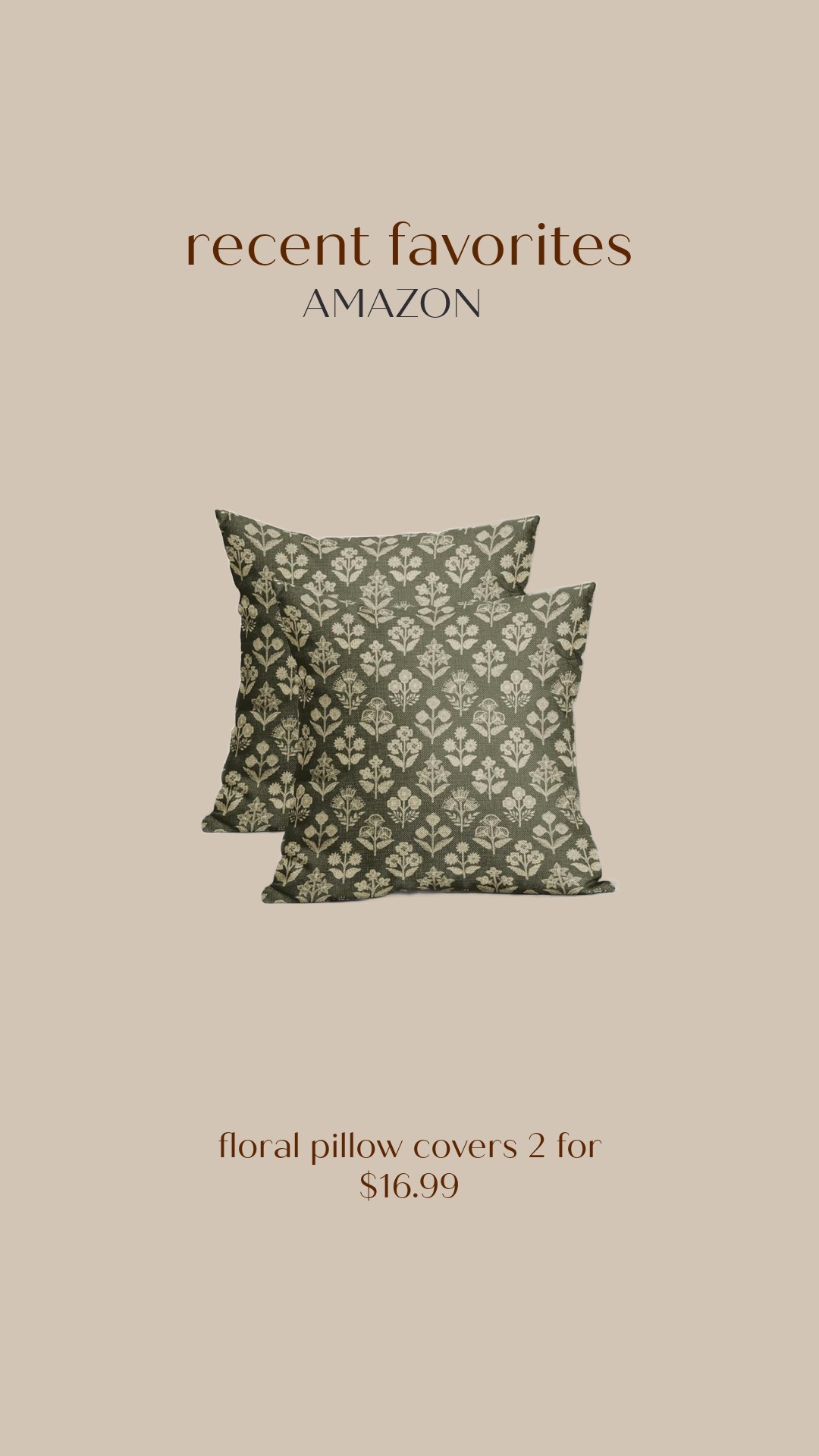 Amazon pillow covers for spring 🌿

#LTKHome #LTKSpringSale
