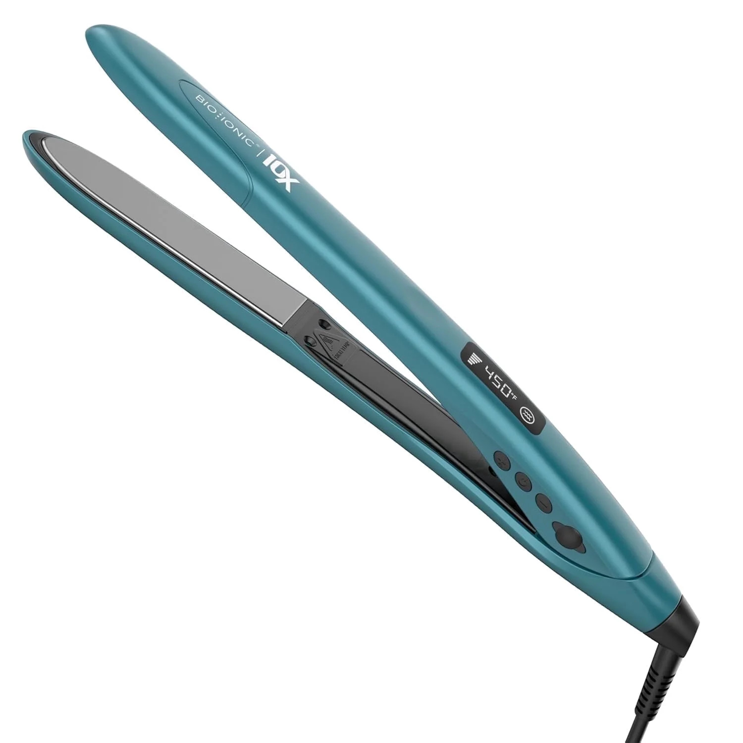 Bio Ionic Teal Tides 10X Styling Iron, 1 Inch Flat Iron with Sonic Vibrating Plates, Limited Edit... | Walmart (US)
