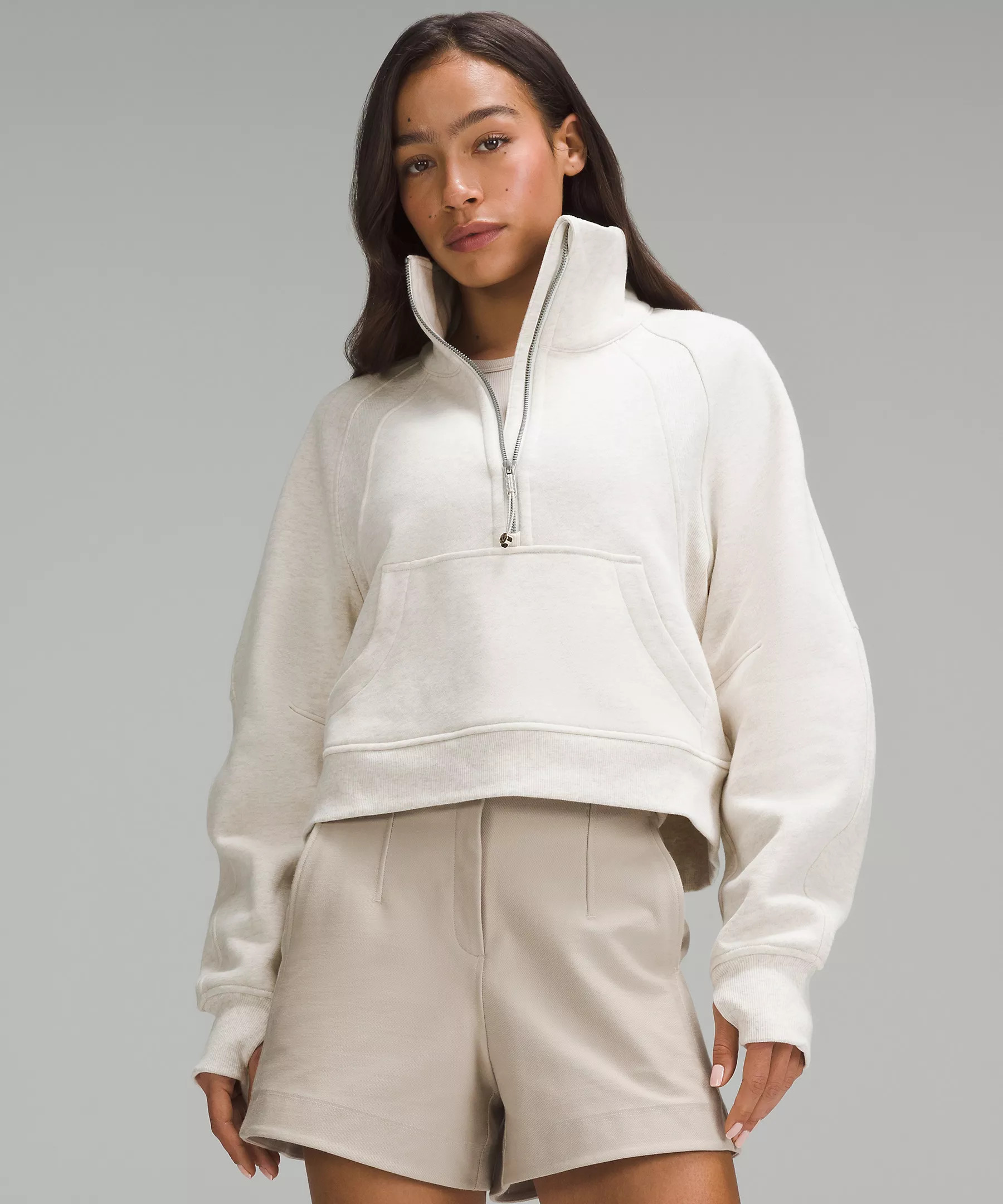 Scuba Oversized Funnel-Neck Half Zip | Women's Hoodies & Sweatshirts | lululemon | lululemon (CA)