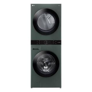 LG WashTower Stacked SMART Laundry Center 4.5 Cu.Ft. Front Load Washer & 7.4 Cu.Ft. Gas Dryer in ... | The Home Depot