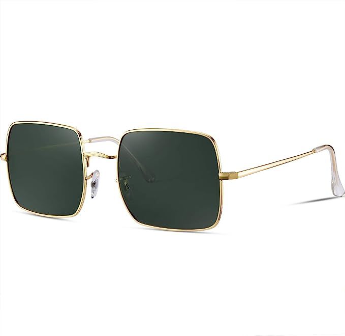 Mosanana Retro Small Square Polarized Sunglasses for Women 2020 Trendy Style MS51920 | Amazon (US)