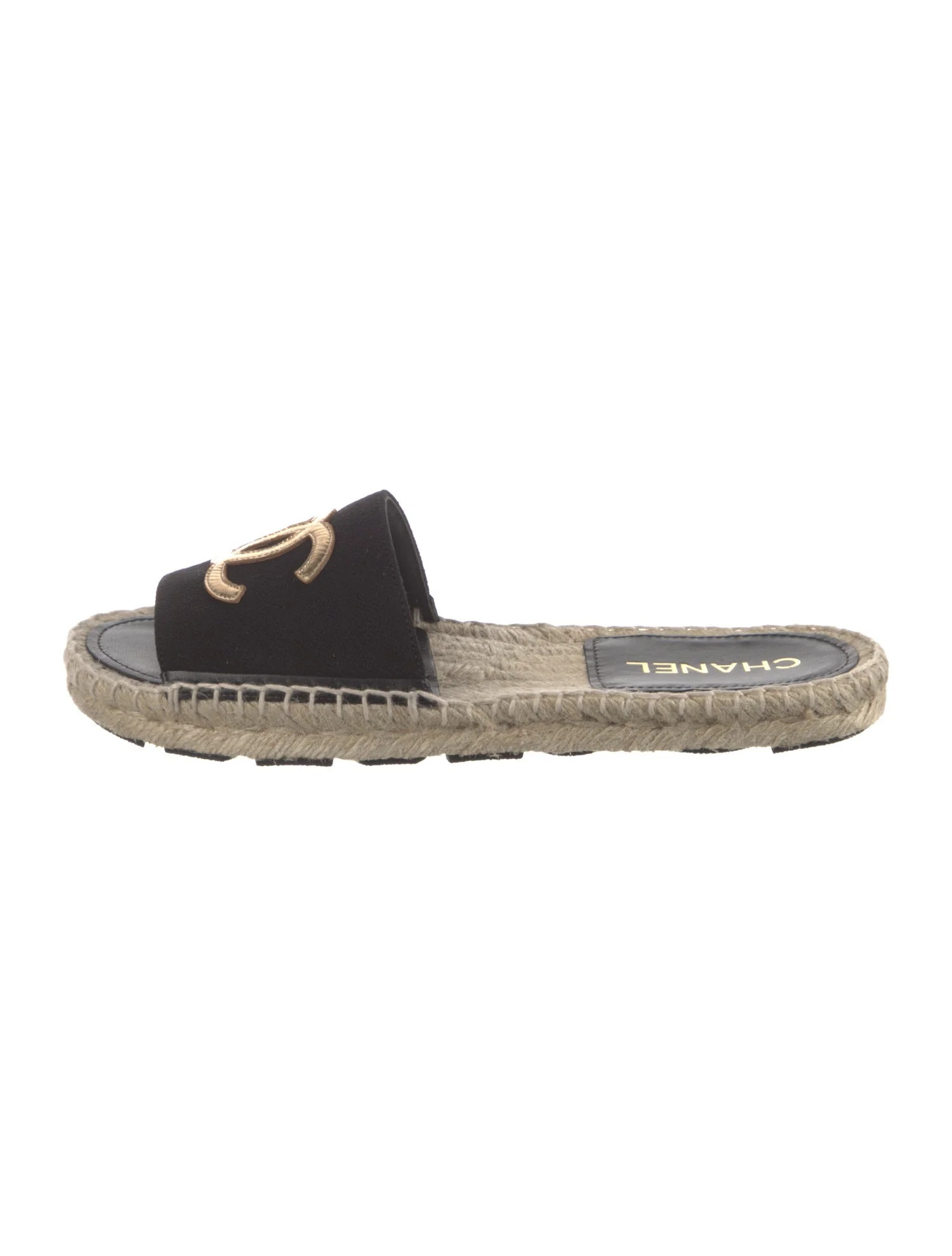 Interlocking CC Logo Canvas Espadrilles | The RealReal