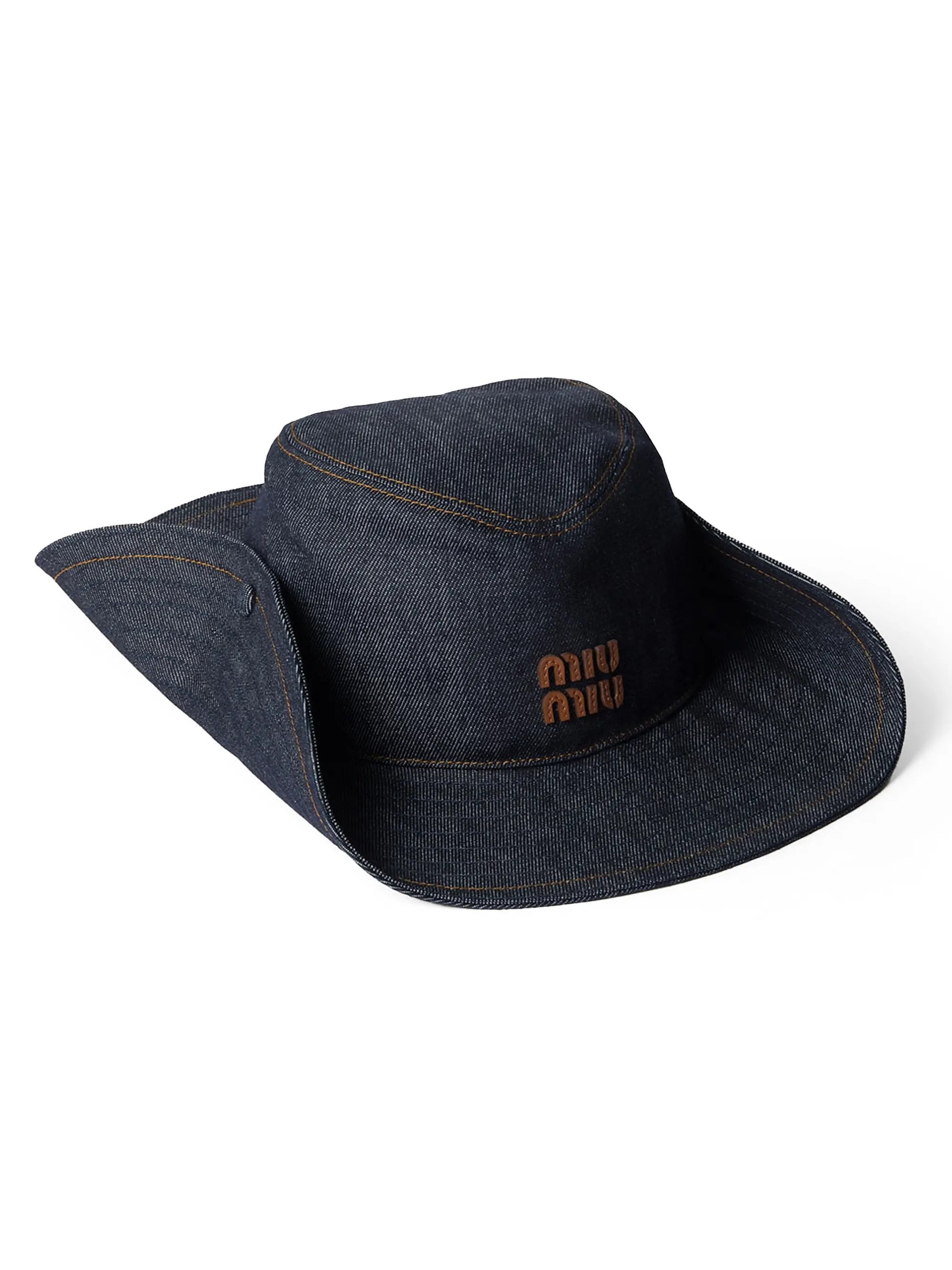 Miu Miu Denim Cowboy Hat | Saks Fifth Avenue | Saks Fifth Avenue
