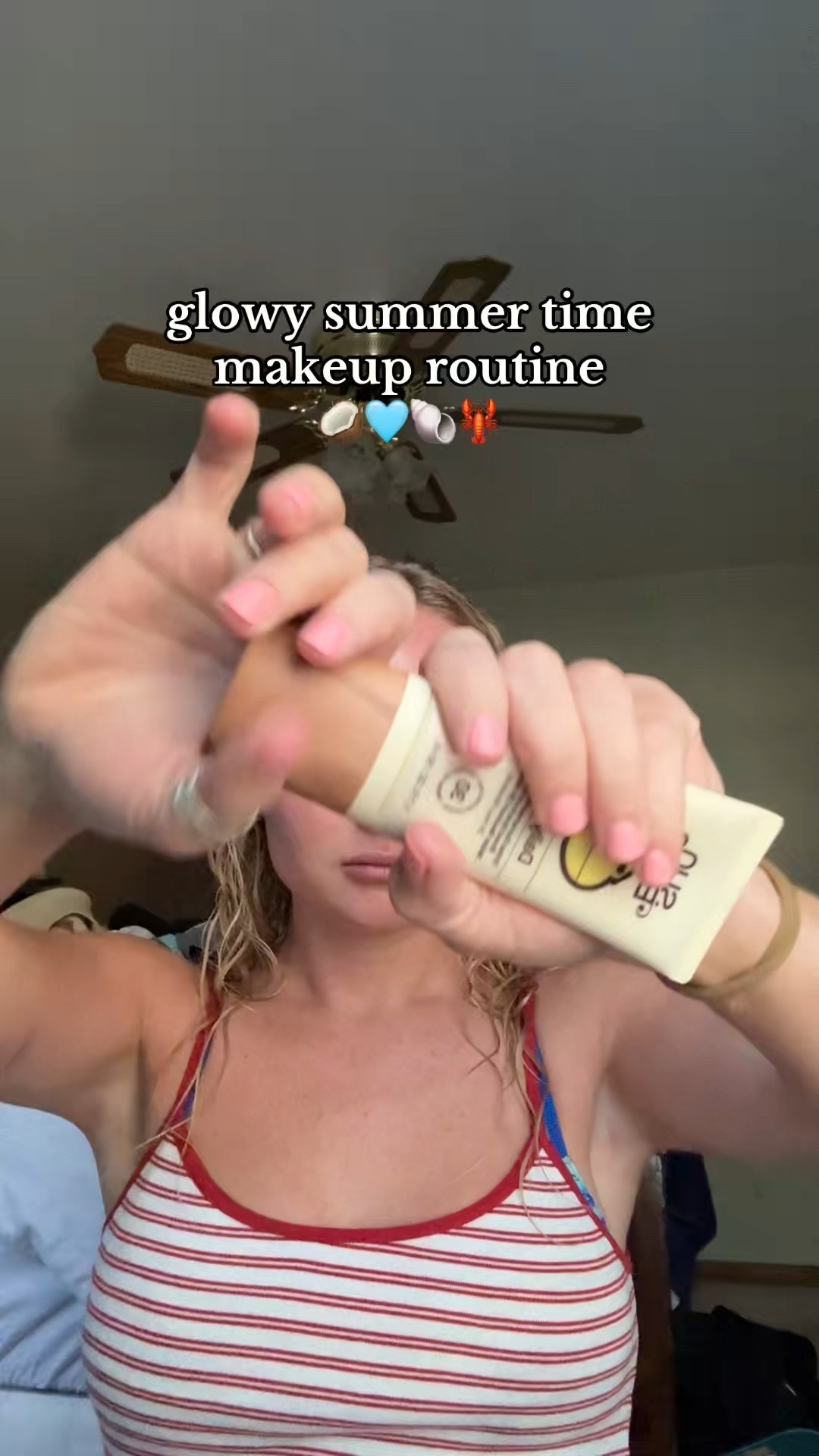 Glowy sunburnt beachy makeup look 

Saie beauty, skin tint, sunbum skin tint, spf face products, sunburn blush, beach look, beachy jewelry, amazon finds, amazon beach finds, coastal aesthetic, coastal jewelry 