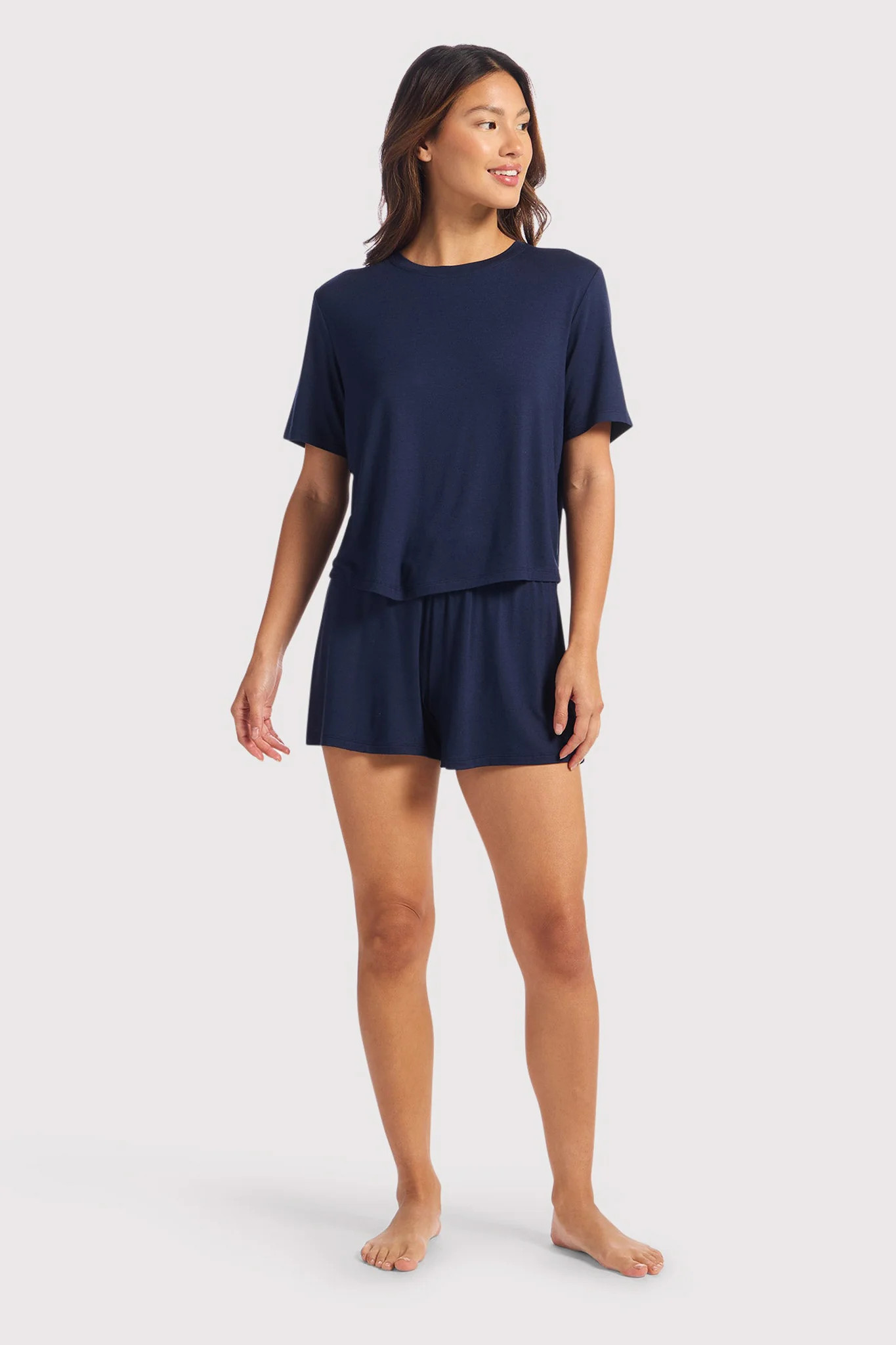 Pajama Short Set | Navy | nuuds
