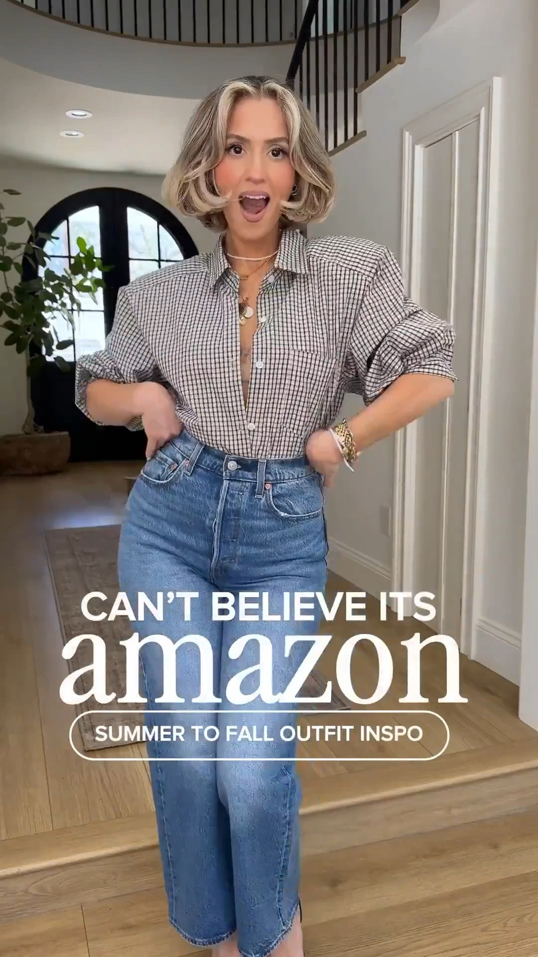 Summer to fall outfit INSPO 😍 think date night, brunch, church, dinners, etc. 

Guys I’m sorry but this shoulder pad button up (Notting Hill) is OOS on Amazon so I linked the EXACT top from revolve + other similar options 

You can EASILY recreate tho! Take men’s button ups that I linked from Amazon + size up + add shoulder pads (linked)‼️

Pants are size 27 = ribcage ankle + ribcage wide leg (27x30) 

Small in pants/tops/jackets
Men’s blazer from Amazon is medium

#LTKgrwm #LTKootd #LTKU