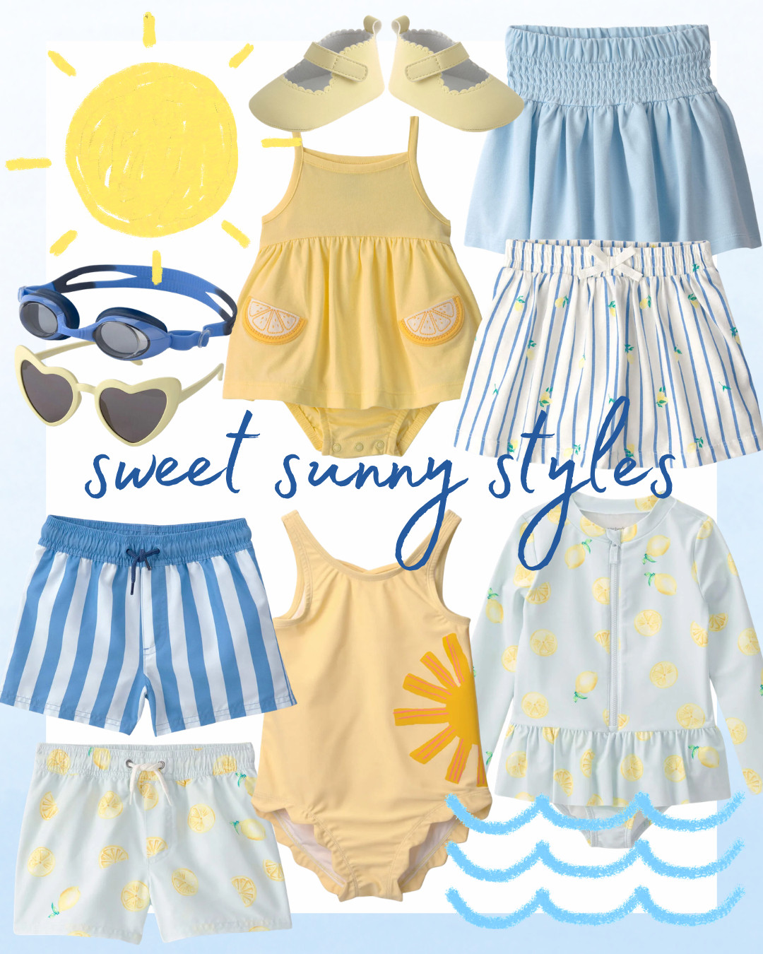 More sweet sunny styles - lemons, blues, yellows, and the cutest swim-ready pieces. @carters #Carters #CartersPartner #ad

#LTKSeasonal #LTKBaby #LTKKids