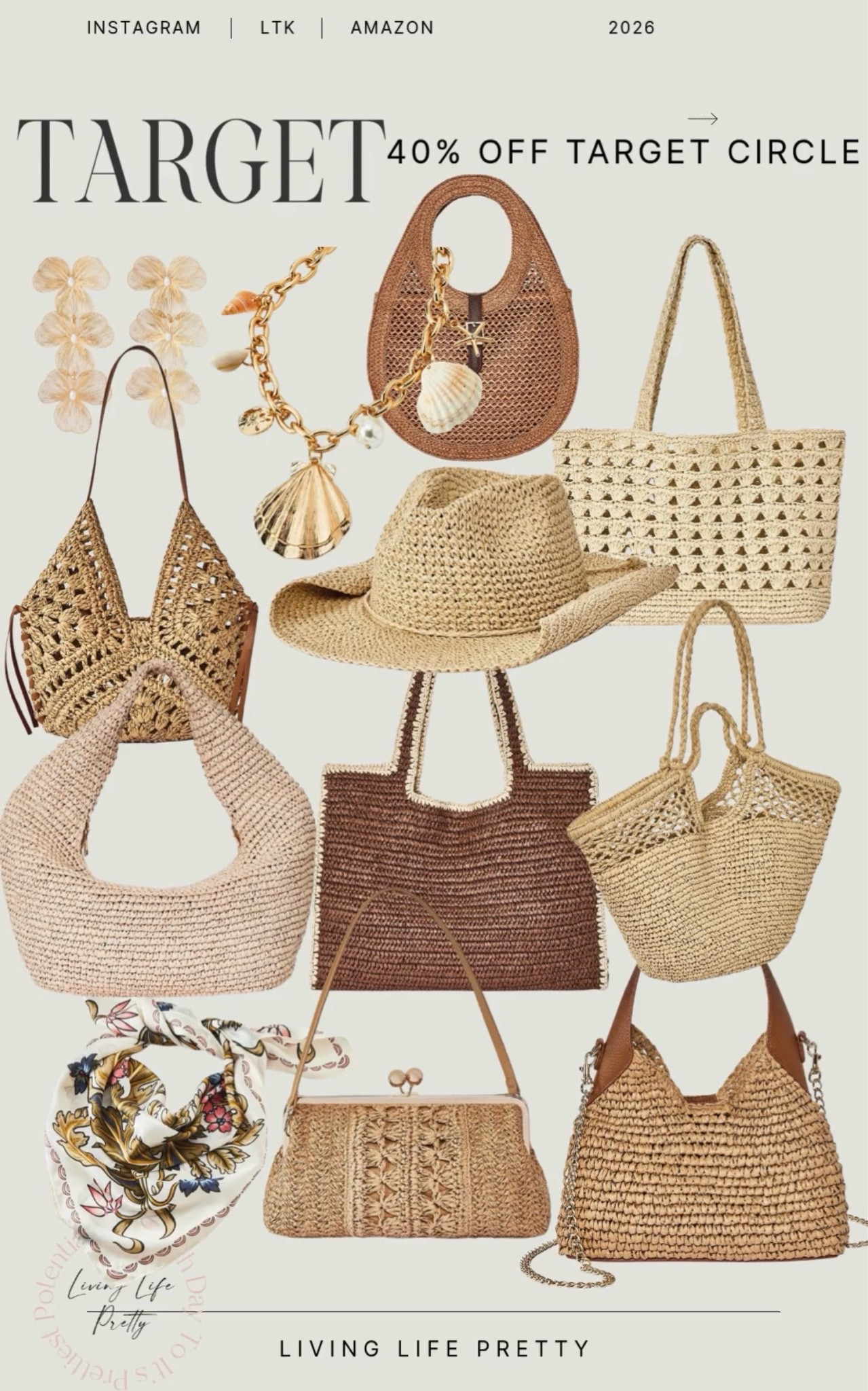 Target circle deals 40% off accessories and bags! @Target

#LTKootd #LTKSaleAlert #LTKSeasonal
