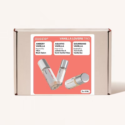 Dossier Trio Fragrance Gift Set - Vanilla Lovers - 3ct | Target