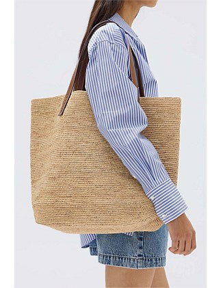Assembly Label Raffia Beach Tote Bag | David Jones | David Jones (Australia & New Zealand)