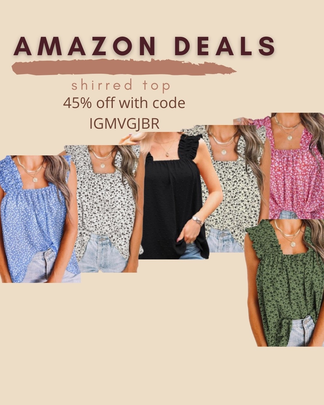 $10 ends 5/12

Amazon fashion
Amazon deals
Pleated top
Cute top

#LTKSaleAlert