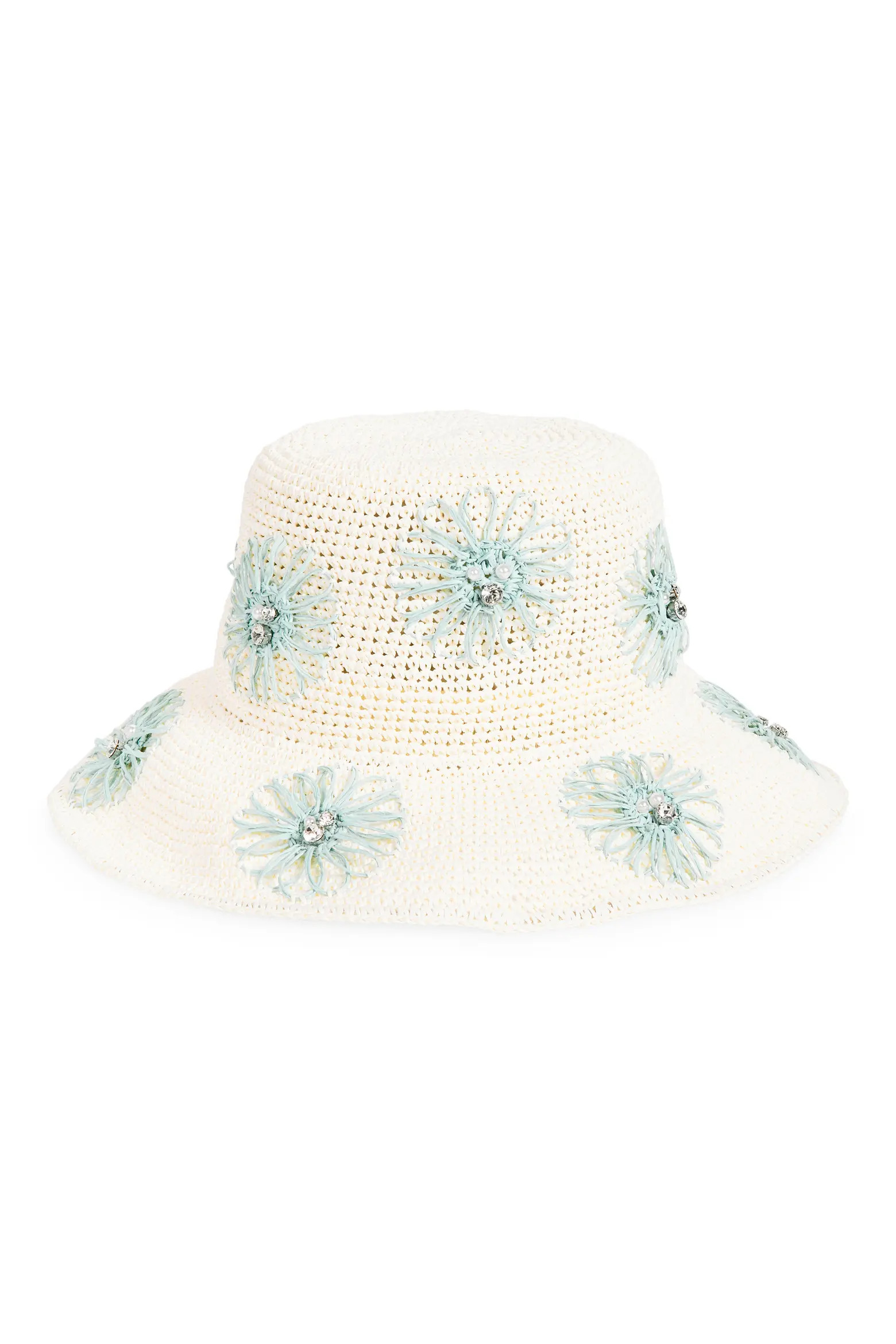 Floral Crochet Bucket Hat (Women) | Nordstromrack | Nordstrom Rack