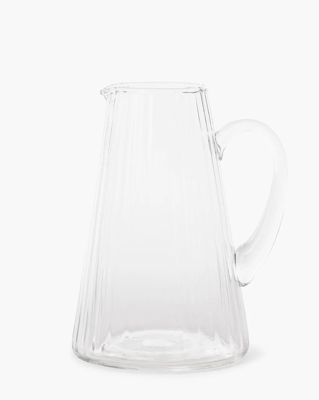 Adonis Ribbed Glass Pitcher | McGee & Co.