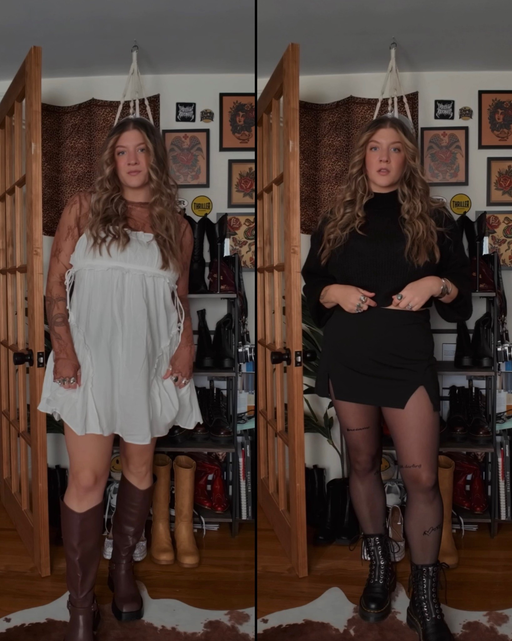 Light vs. dark styling